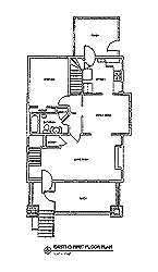 Existing house floor plan