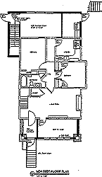 Proposed house floor plan (3/99)